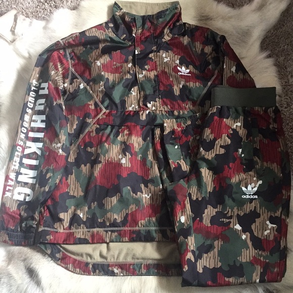 adidas Other - Pharrell Williams Adidas Huhiking camo Pants Set